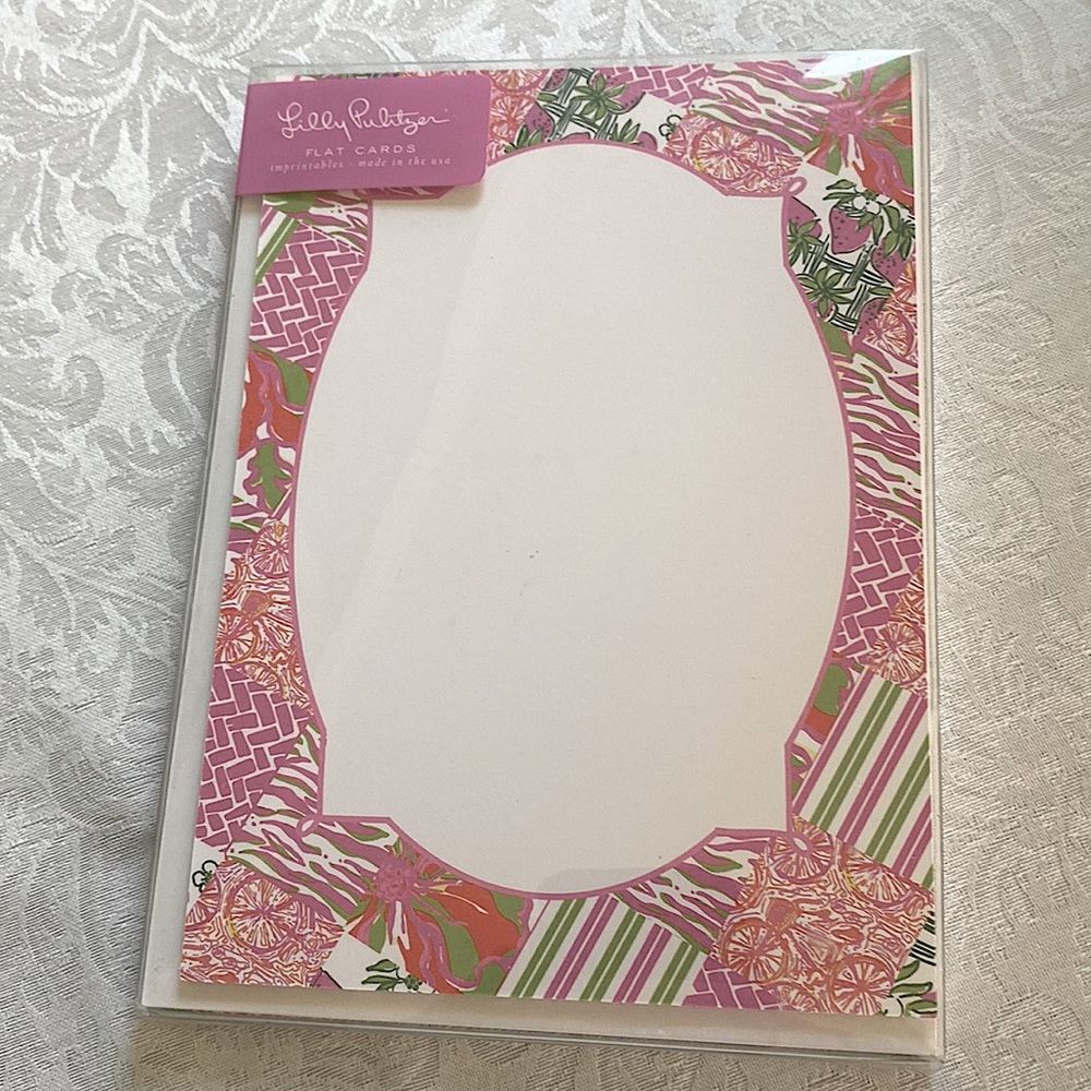 Lilly Pulitzer flat cards vintage